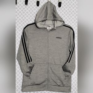Adidas hoodie jacket kids large 14/16